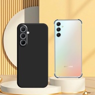 Samsung A14 4G / 5G / A24 5G / A34 5G / A54 5G case with shockproof inner cover and black flexible t