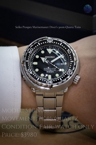 ⚫️抵玩已停產SEIKO 精工全鋼石英吞拿/ 絕版Marinemaster字樣✅- SBBN031🔥
二手中古 SEIKO 精工 Prospex Marinemaster Diver’s 300M Q