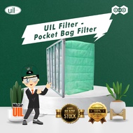 Air filter for HVAC system AC Filter/ HVAC Filter/ UIL Filter Pocket Bag 12x24x30 in