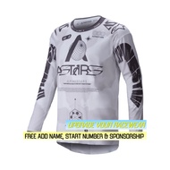 Jersey SET WITH GLOVES MOTOCROSS TRAIL SPORTWEAR DRYFIT PREMIUM SUPER SOFT FABRIC FREE CUSTOM NAME &