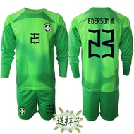 goalkeeper jersey Ederson ball suit goalkeeper suit adult children's sports soccer clothes
