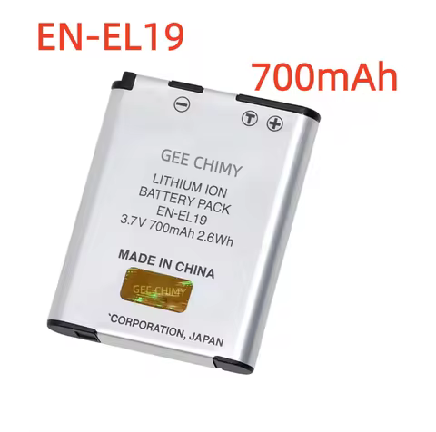 high performance EN-EL19 EN EL19 Camera Battery or Charger For Nikon Coolpix W150 S32 S2800 S3200 S3