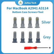 4pcs/Set New Bottom Case Cover Screws Replacement For MacBook A2941 A3114