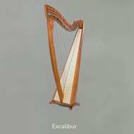 特惠價代購法國豎琴 Camac Lever Harp 一手豎琴 二手豎琴 40 弦豎琴 40 strings (Excalibur)