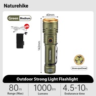 Naturehike Portable Rechargeable outdoor camping flashlight strong light lamp long-range hiking mountaineering home use