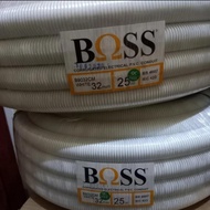 BOSS Flexible Conduit 32mm 25 Meters White Waterproof Durable
