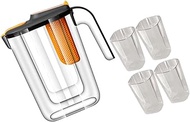COLLBATH Mini Fridg 1 Set Cold Water Jug Jugs for Drinks Drinking Water Jug Water Pitcher with Spout Cold Tea Pitcher Drinks Fridge Drinks Pitcher Bar Beer Pitchers Ice Mini As