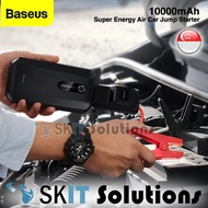 Baseus Super Energy Air Car Jump Starter 10000mAh Vehicle PowerBank Rechargeable Emergency Battery Flash Light