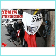 ♙ ▼ ➜ XRM 125 Sticker - XRM 125 Decals | Waterproof, Cut out Sticker, Designers Print Design