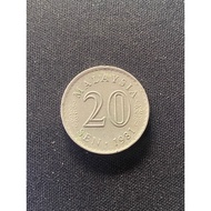 Syiling Lama Malaysia 20 Sen 20 Cent Old Coins Collection