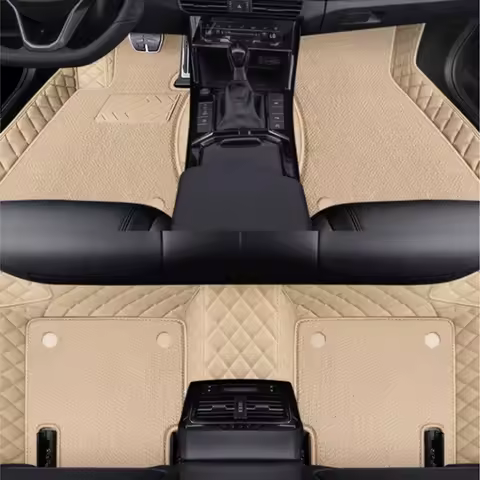 Double Layer Car Floor Mat For Volvo V60 Volvo V40 2012-2019 Volvo S90 Volvo V90 Volvo XC40 Volvo XC