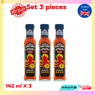 Best Seller Encona Exxxtra Hot Pepper Sauce 142 ml ออนโคน่า ซอสพริกชนิดเผ็ดมาก 142มล. รสจัดเข้มข้น ซ