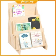 Card Display Stand Greeting Card Display Multifunctional Card Stand 3 Tier Wooden Card Display Stand