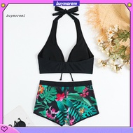 BUYMEZ  2 Pcs/Set Bathing Suit Soft Drawstring Breathable Bathing Suit