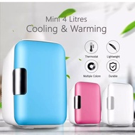 ตู้เย็นมินิ ตู้เย็นในรถ ตู้เย็นเล็กแบบพกพา Mini-Refrigerator 4L พกพาสะดวก ใช้ได้ในรถยนต์ ขนาด 4 ลิตร (ปลั๊กใช้ในรถ)