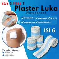 Hansaplast WF Waterproof Tahan AIR LUKA [ 5 PCS FREE 1 PCS ] PLESTER Luka PAD Transparant Transparen