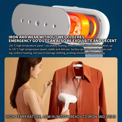 MIJIA Pressurized Steam Garment Steamer - 500kPa Pressure, 42g/min Steam, 2nd Heating, 3 Gears, 2L T