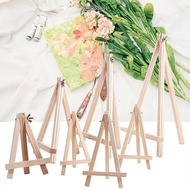 NARCISSUS13A0E Wood Drawing Easel, Wood Material Triangle Shape Tabletop Easel,  Portable Design DIY