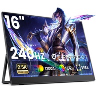UPERFECT 16inch 2.5K 240HZ 100% sRGB Portable Monitor for Gaming and Work