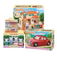 EPOCH Sylvanian Families 森林家族 附家庭車的披薩店裝飾套組 1套