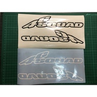 4G Squad Stiker Outdoor Kereta
