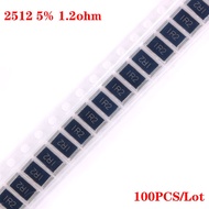 100pcs 2512 SMD Resistor 1.2ohm 1.2R 1R2 1W 5% Chip Resistance Kit Chip Resistor