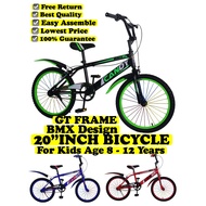 READY STOCK KIDS 20'' INCH INCI BMX BICYCLE BASIKAL BUDAK UMUR 8 - 13 YEARS TAHUN 80% CBU SIAP PASAN