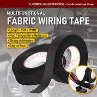 15m Cloth Tape Wire Tape Fabric Wire Tape Wiring Harness Wire Tape Balut Wayar Kereta