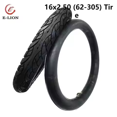 High Quality 16x2.50 (62-305) Tire Inner Tube Fits Electric Bikes (e-bikes), Kids Bikes, Small BMX a