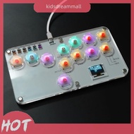 [KidsDreamMall.my] Arcade Stick Controller Leverless Controller Fight Sticks for PC/PS4/PS3/Switch