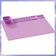 (JMTI) Silicone Painting Mat with Cup Silicone Painting Mat for Kids Silicone Craft Mat for Painting