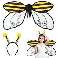Fairy Wings Adult Women Halloween Fairy Costume for Women Accessories Butterfly Ladybug Bee Cosplay 
