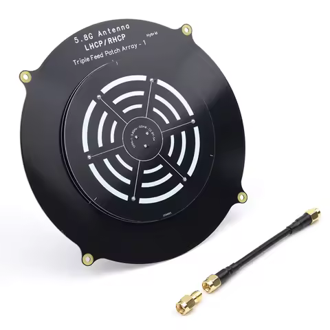 NEW 150mm Triple Feed Patch 5.8GHz 14dBi Pagoda Array FPV Antenna LHCP RHCP SMA For RC Drone FPV Qua