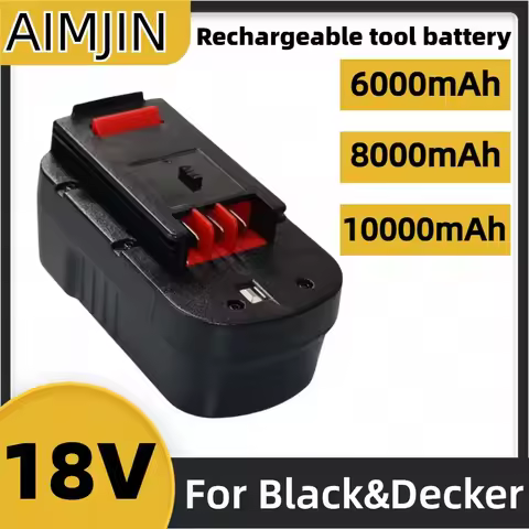18V For Black&Decker 6.0/8.0/10Ah Rechargeable Electric Tools Battery,Strong power and long-lasting 