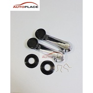 Hand Crank Mirror TOYOTA KE20 KE30 RT81 Black Made Of Metal Material.