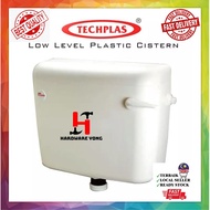 TECHPLAS 9LITER Elegen Plastic Cistern High /Low Level 1104-/1103 / Pam Tandas Kotak Jamban duduk at