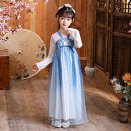 Hanfu Girls Ancient Costume Fairy Ancient Summer Costume Full Set Children Ancient Costume Dress Xia
