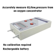 Detection range 0-10.0 L/min or 20.0 L/min Portable O2 Oxygen Concentration Meter Detector 21％-95.6％