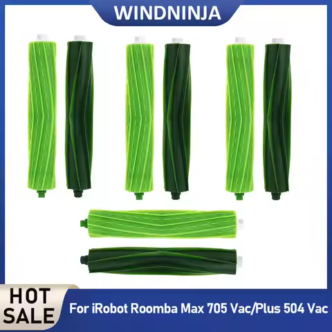 Rolling Brush Accessories For iRobot Roomba Max 705 Vac/Plus 504 Vac Roomba i3 i4 i6 i8 i7 E5 E6 E7 