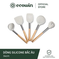 Ecowin Kitchen Utensil Set Non-Stick Silicone Cooking Utensils Food Safe High Temperature Resistant 