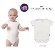 Baby bodysuits little palemerhaus Baby jumper Clothes 9M off white