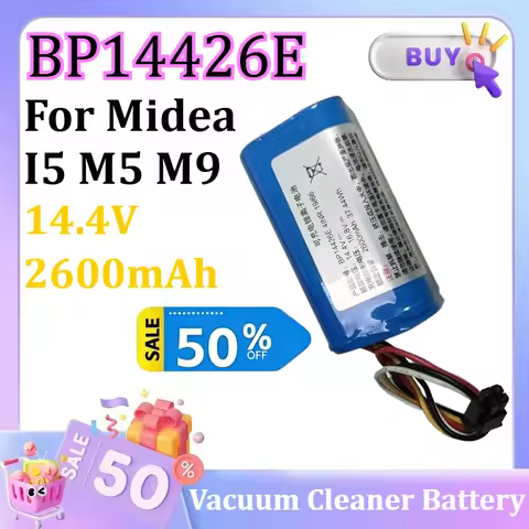 BP14426E 14.4V 2600mAh Li-ion Battery For Midea I5 M5 M9 Robot Vacuum Cleaner Batteries