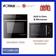 FOTILE KSG7003AT Built-In Oven & HW25800P-C2T Built-In Microwave Oven