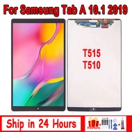 Galaxy Tab A Samsung หน้าจอ LCD สำหรับ10.1 2019 T510 T515 T517 SM-T515ชิ้นส่วนจอสัมผัสแอลซีดีของเครื