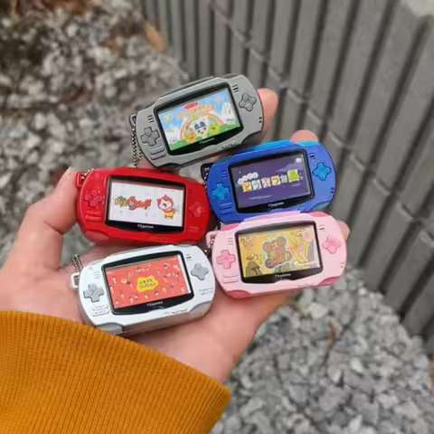 Toys Spirits Portable Voice Recording Game Console Gashapon Pendant Customizable Miniature Model For