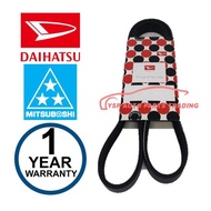 (1 Year Warranty) Perodua Axia / Bezza 1.0 - Original Mitsuboshi 6 Ribs Multi V Fan Belt 6PK1155 ( 9