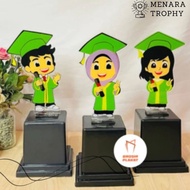 Custom Acrylic Graduation Trophy - Award Trophy