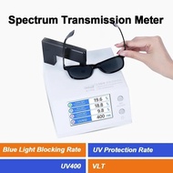 Light Transmission Meter UV400 Tester VLT 430nm Blue 395nm Violet Light Transmittance Tester for Eye