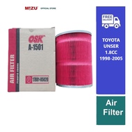 MIZU OSK AIR FILTER A-1501 TOYOTA UNSER 1.8CC 17801-05020