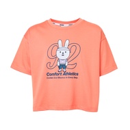 Skechers สเก็ตเชอร์ส เสื้อยืดแขนสั้นเด็กผู้หญิง Girls Comfort Athletic Short Sleeve Tee - SL424G664-